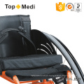 Topmedi Medical Equipment Sports Wheelchair Basketball Aluminum Wheelchair for Basketball Guard